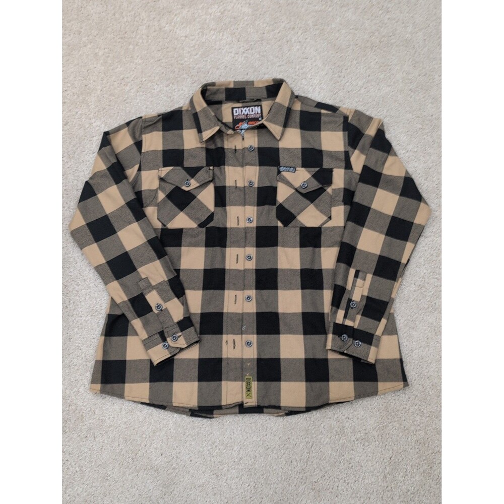 Dixxon Flannel Co BRCC Black Rifle Coffee Company Women's XL Long Sleeve Flannel